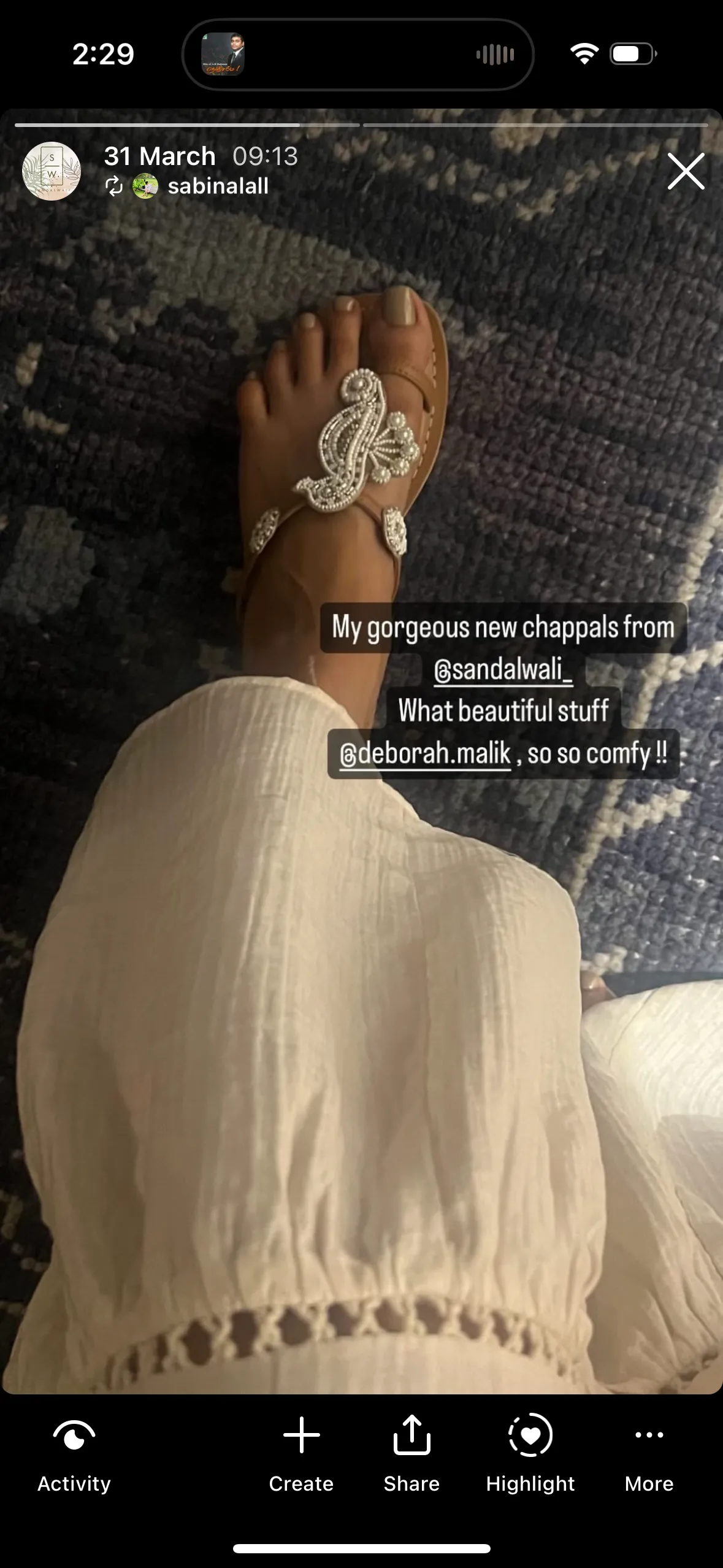 Lucielle White Beaded Sandals