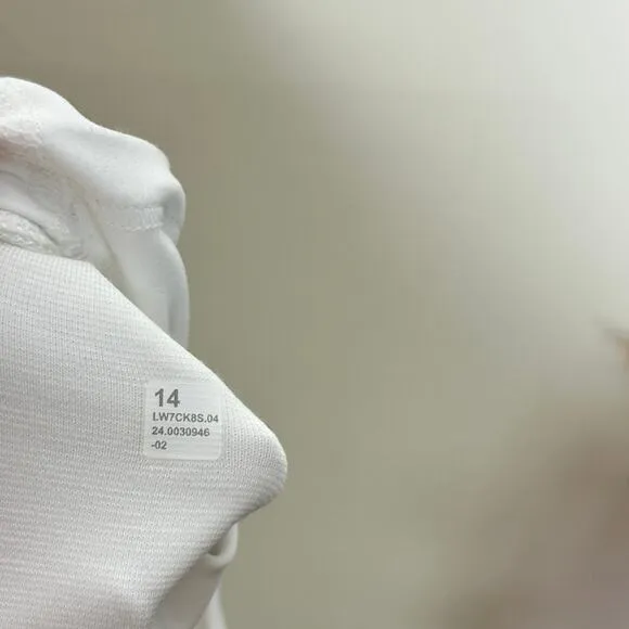 LULULEMON Align High-Rise Short 4&quot; White Sz 14 {XX17}