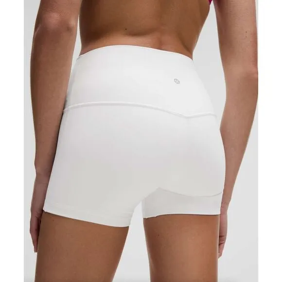 LULULEMON Align High-Rise Short 4&quot; White Sz 14 {XX17}