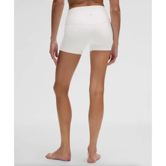 LULULEMON Align High-Rise Short 4&quot; White Sz 14 {XX17}