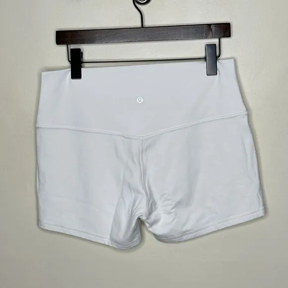 LULULEMON Align High-Rise Short 4&quot; White Sz 14 {XX17}