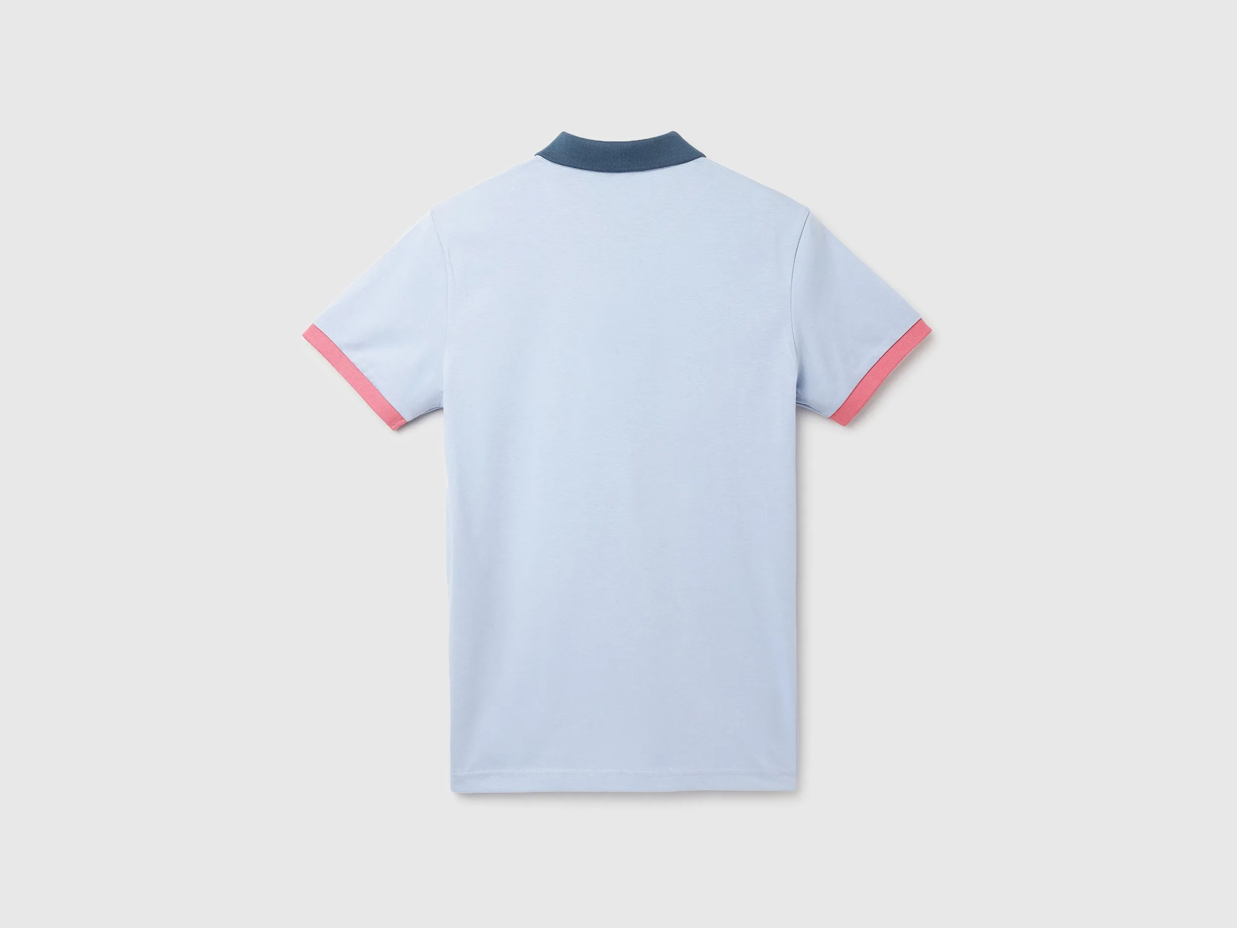 Men's Regular Fit Polo Neck Applique T-shirt