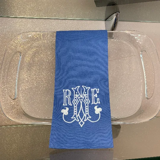 Monogrammed Cotton Color Hand Towel