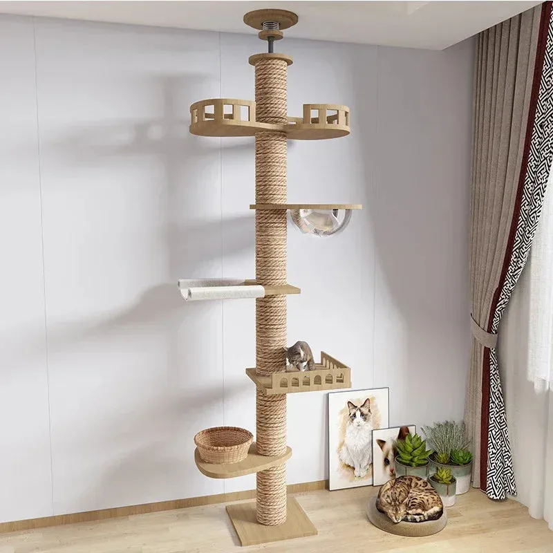 Multi Level Ceiling Cat Tree