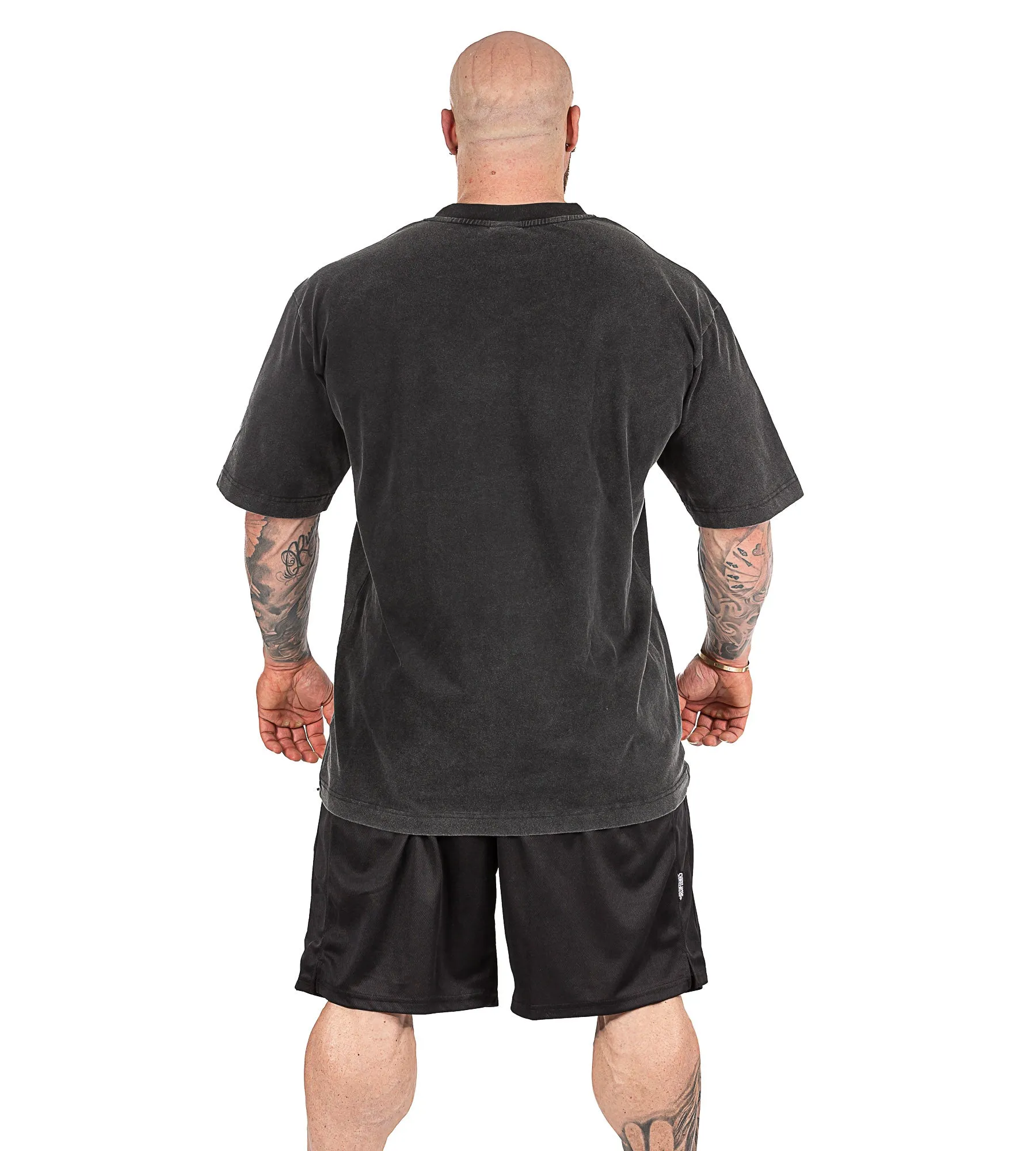 Muscle Beach Tee - Stone Black