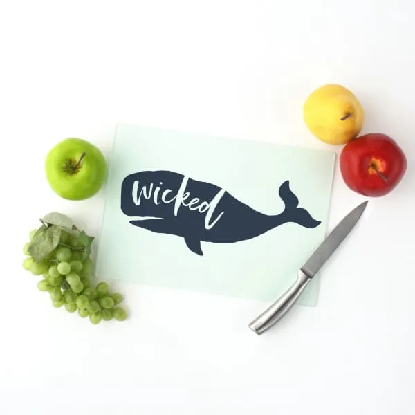 Nantucket Collection | Wicked Whale Cutting board
