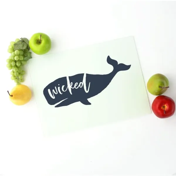 Nantucket Collection | Wicked Whale Cutting board