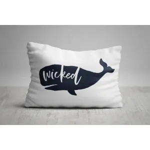 Nantucket Collection | Wicked Whale rectangle throw pillow | Secret Sale