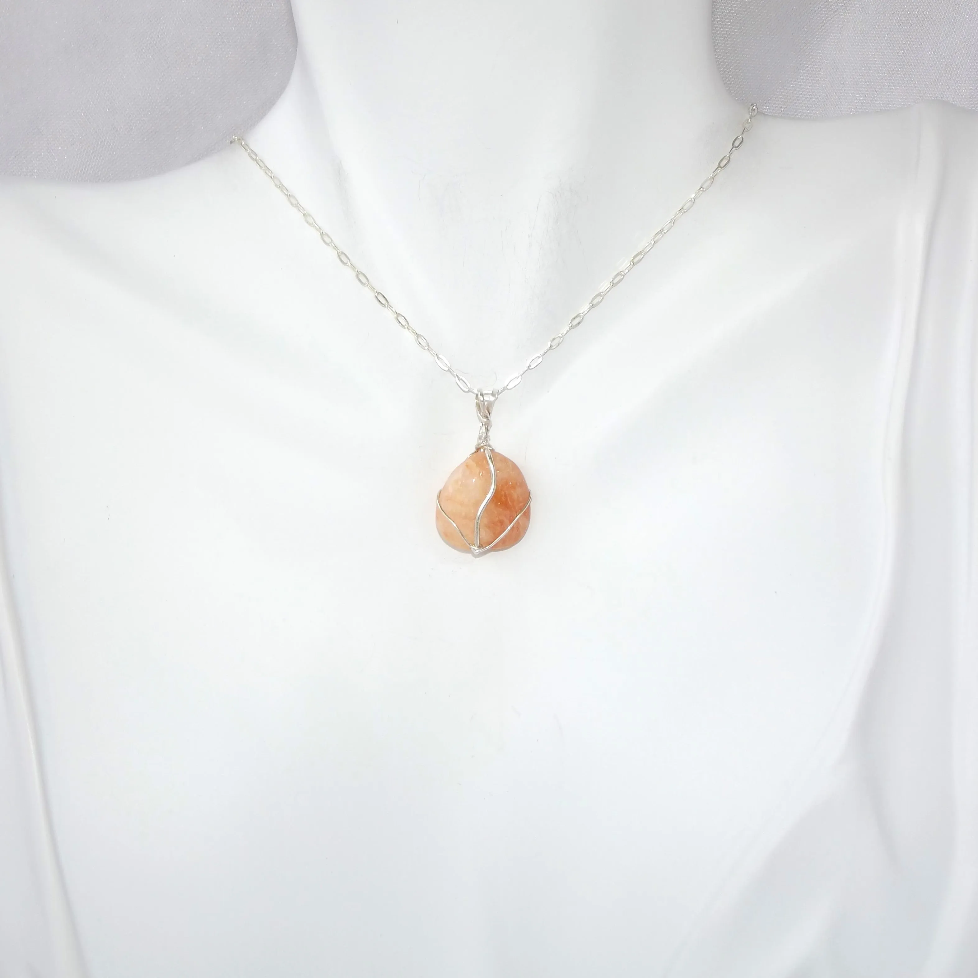 Ocean Tumbled Quartz "Cape May Diamond" Necklace