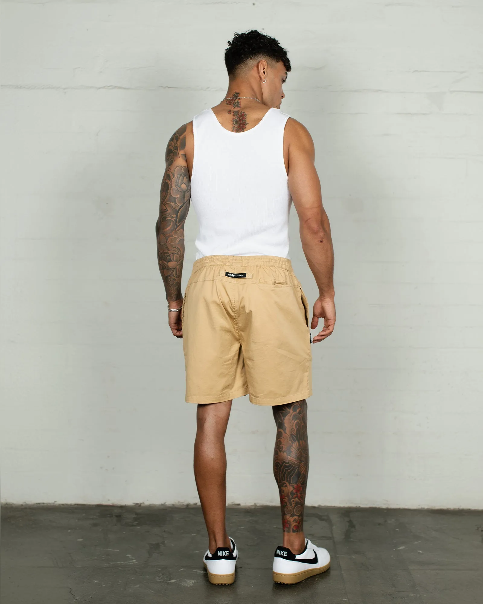 OFFEND BEACH SHORT - TAN