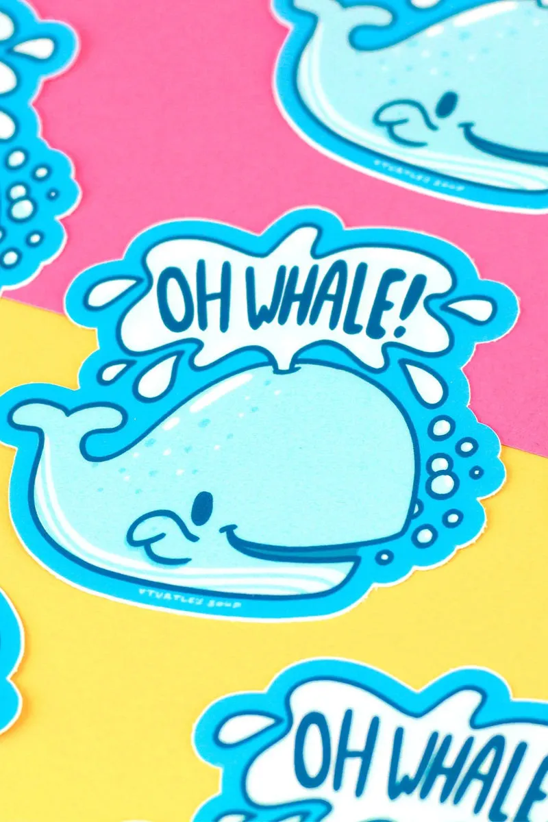 Oh Whale Sticker