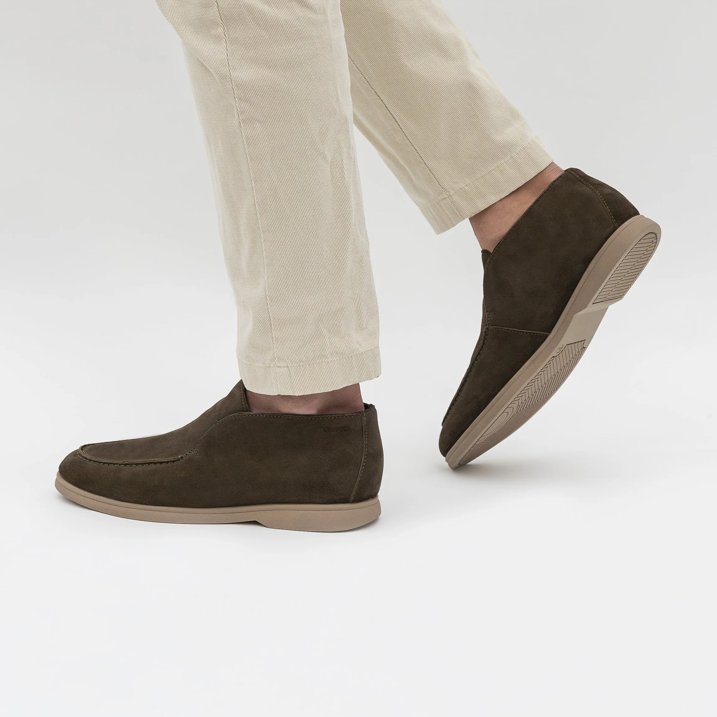 Omnio Ace MOC Boot Army Green Suede