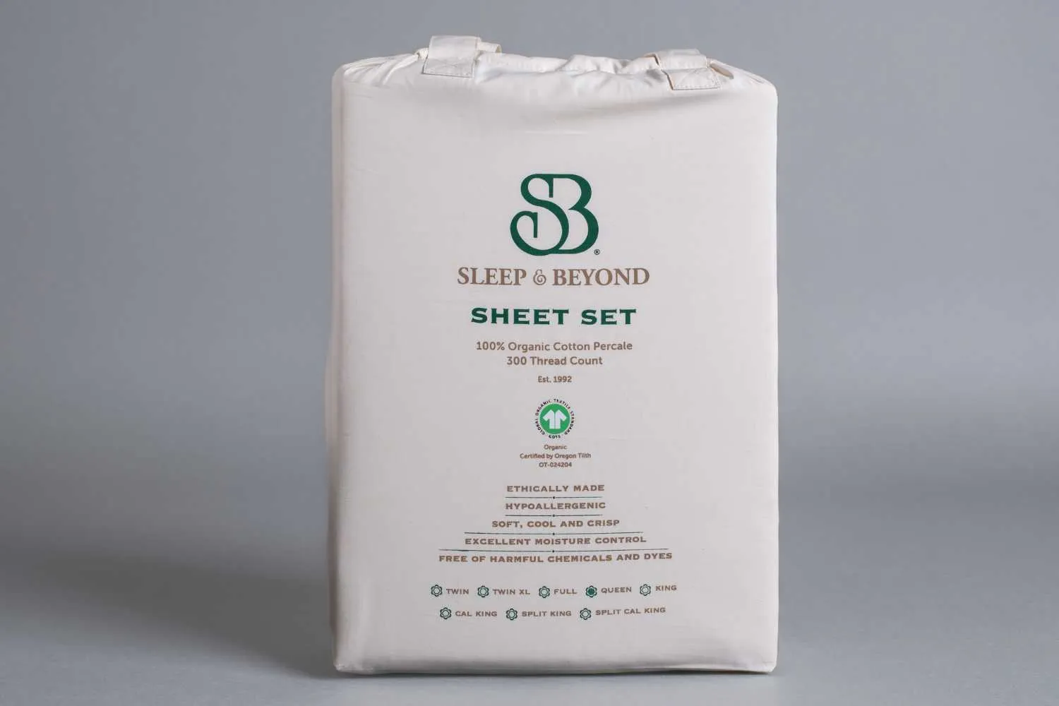 Organic Cotton Percale Sheet Set by Sleep & Beyond