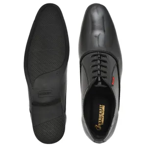 Ostrichfit men's lace-up shoes in Leather Black OF-6501 BLK Article no.: 09