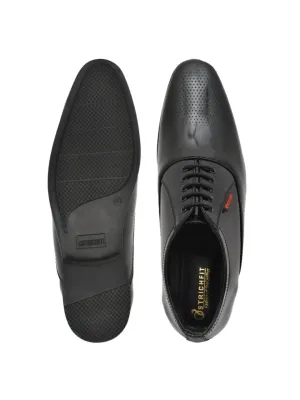Ostrichfit men's lace-up shoes in Leather Black OF-6527 BLK Article no.: 08