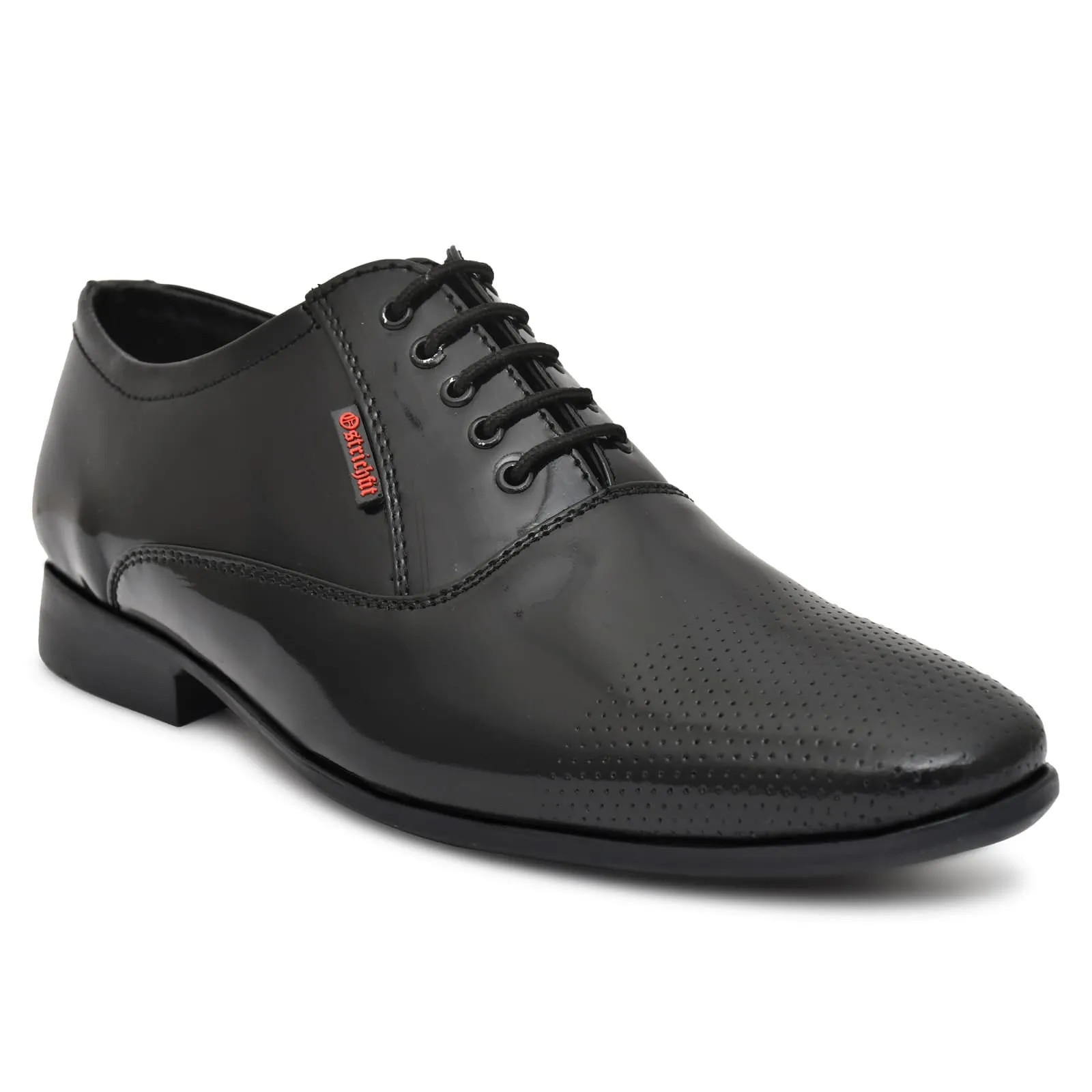 Ostrichfit men's lace-up shoes in Leather Black OF-6527 BLK Article no.: 08