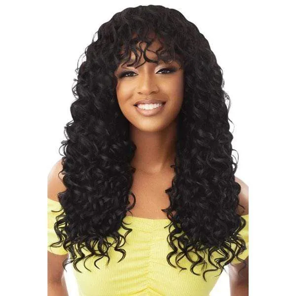 Outre Converti Cap   Bang Synthetic Hair Wig - LOVED ONE   BANG