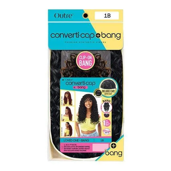 Outre Converti Cap   Bang Synthetic Hair Wig - LOVED ONE   BANG