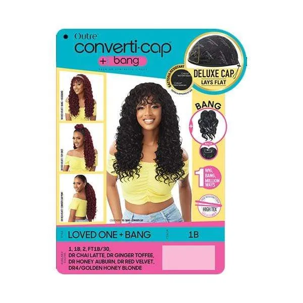 Outre Converti Cap   Bang Synthetic Hair Wig - LOVED ONE   BANG