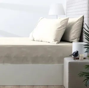 Park Avenue 500 Thread Count Natural Cotton Combo Set - Ivory