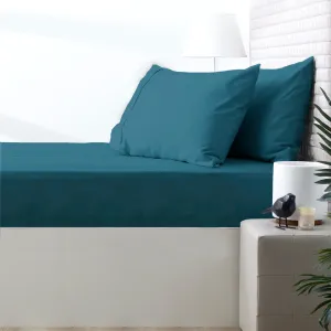Park Avenue 500 Thread Count Natural Cotton Combo Set - Teal