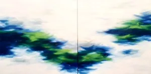 Pebble Beach, 2017 (diptych)