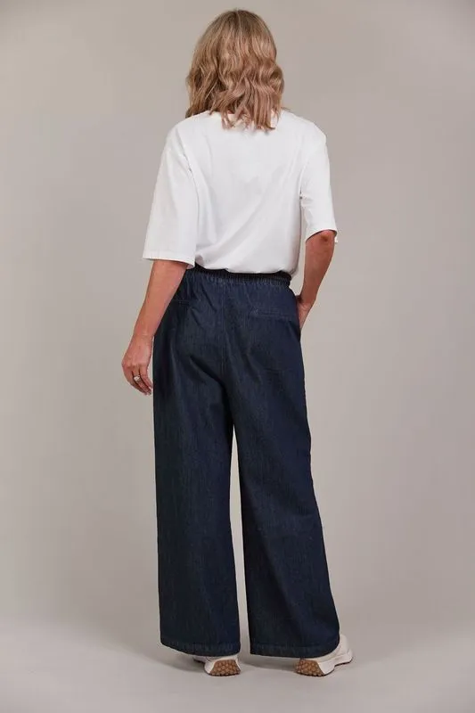 Pepi Wide Denim Pant - Oxford