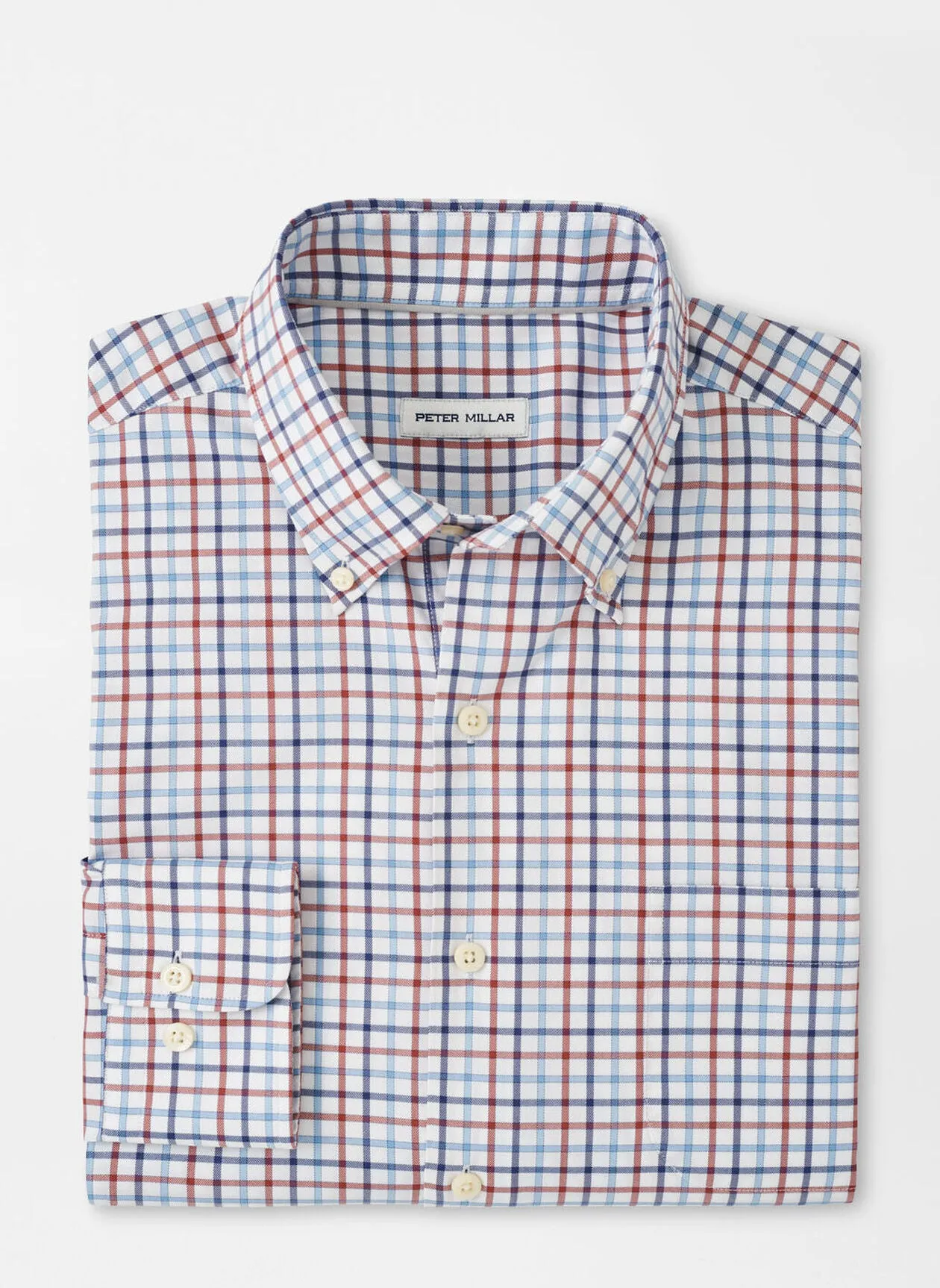 Peter Millar Calgary Crown Sport Shirt - Burnt Orange