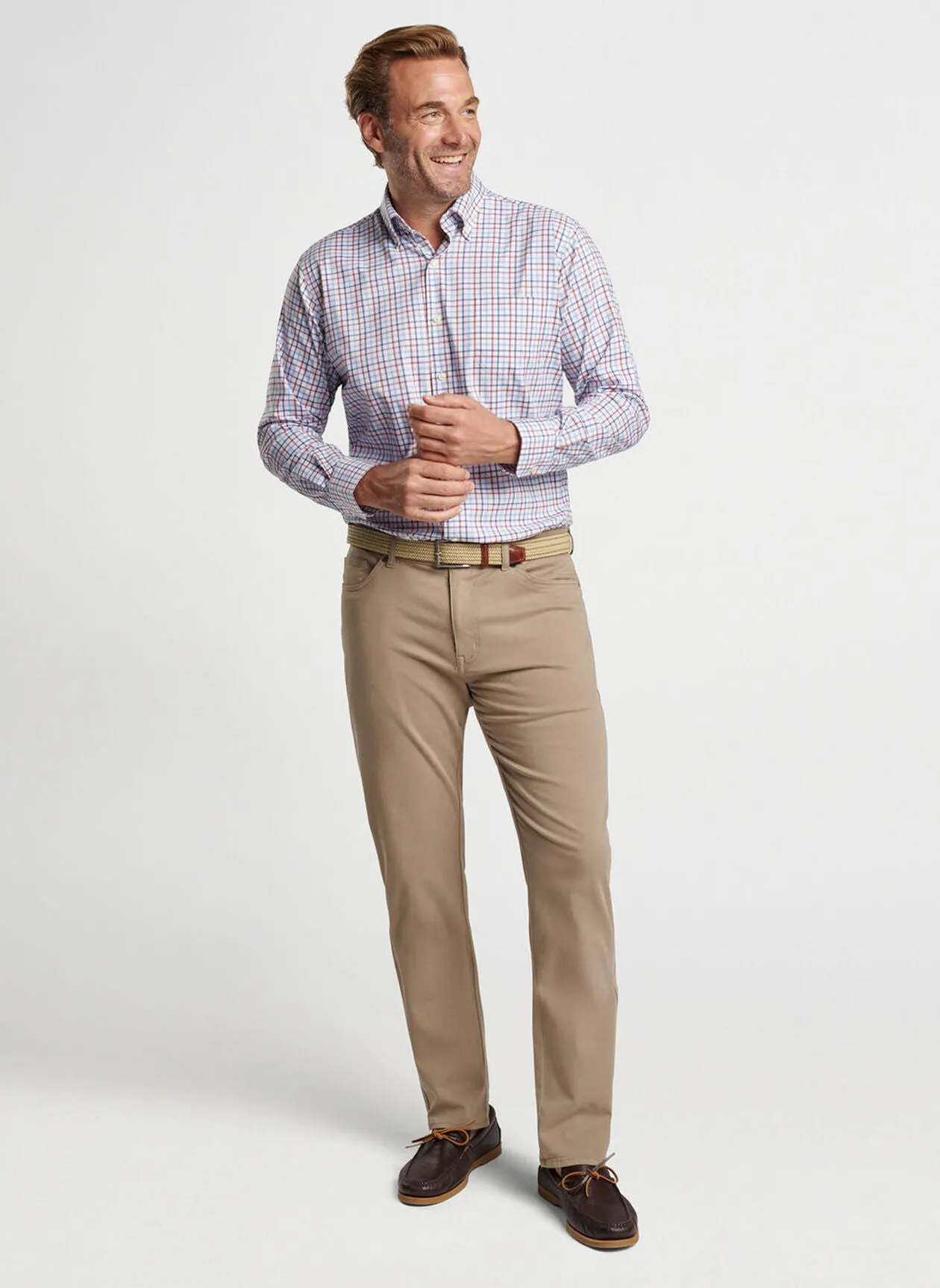 Peter Millar Calgary Crown Sport Shirt - Burnt Orange