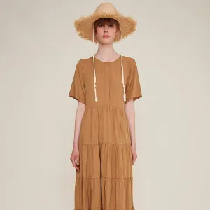 Pia Dress in Latte