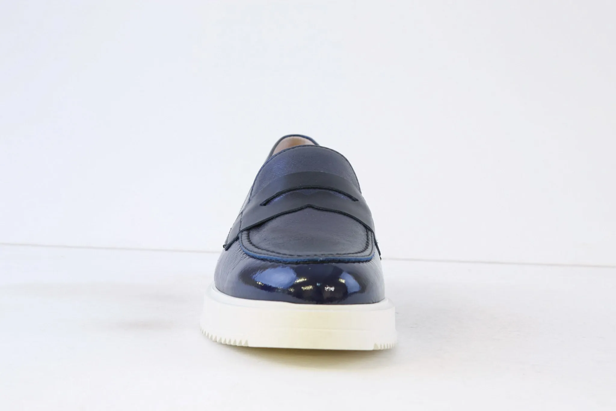 PITILLOS - 10384 PLATFORM SLIP-ON SHOE - NAVY