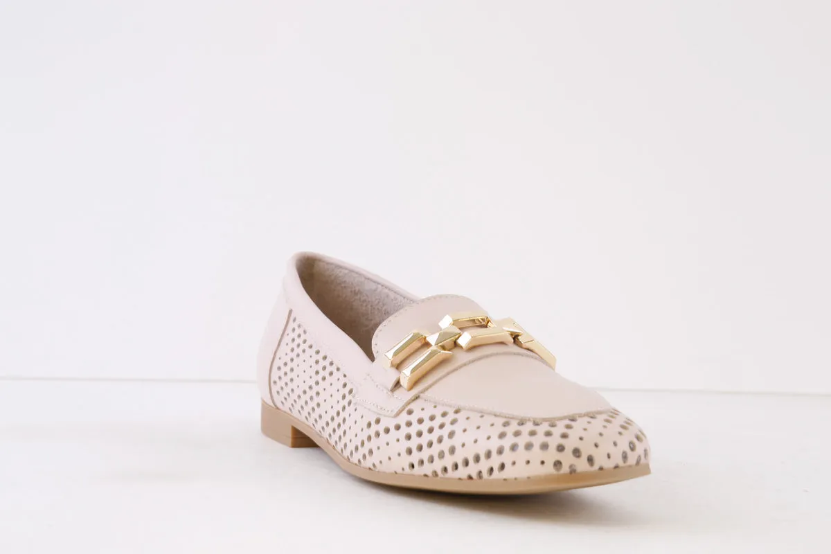 PITILLOS - 5644 FLAT FASHION LOAFER - LIGHT PINK