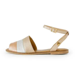 Poly Flats - Gold Sandals