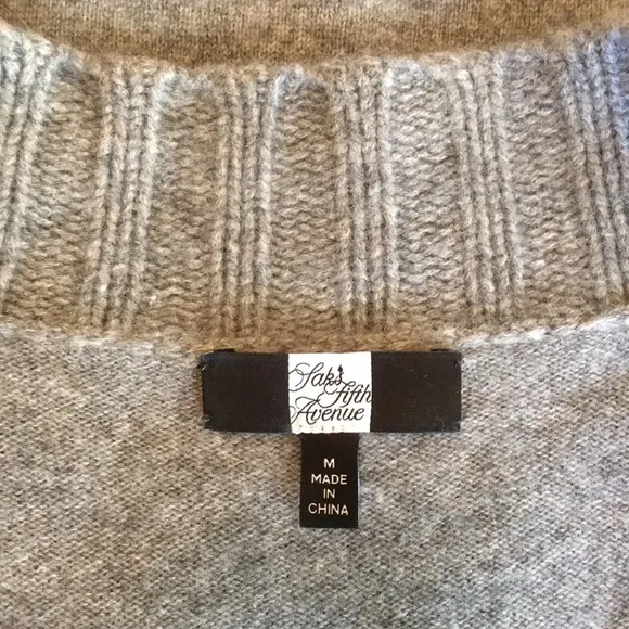 Saks Fifth Ave Cashmere Cardigan
