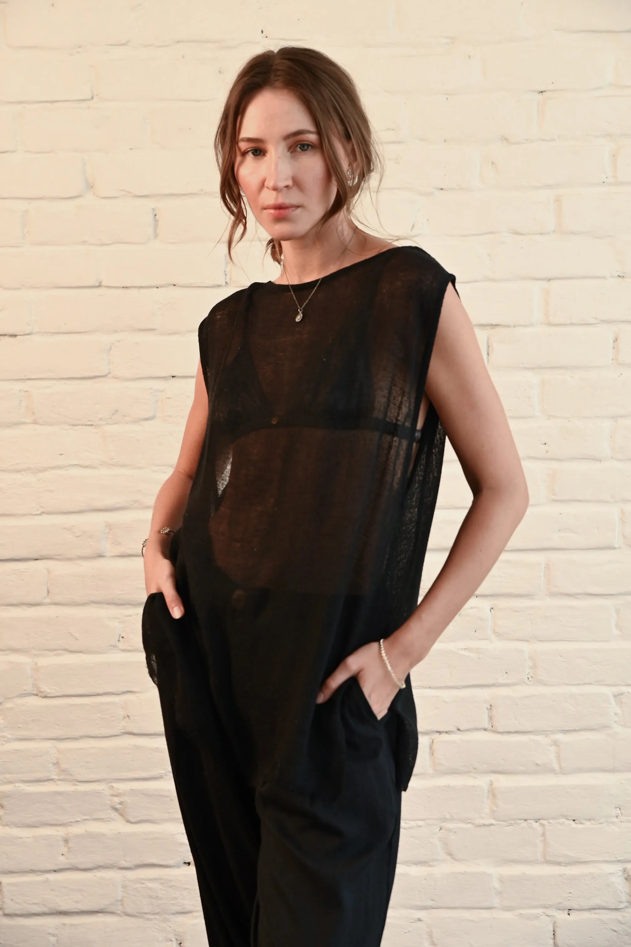 Sandal Top | Noir