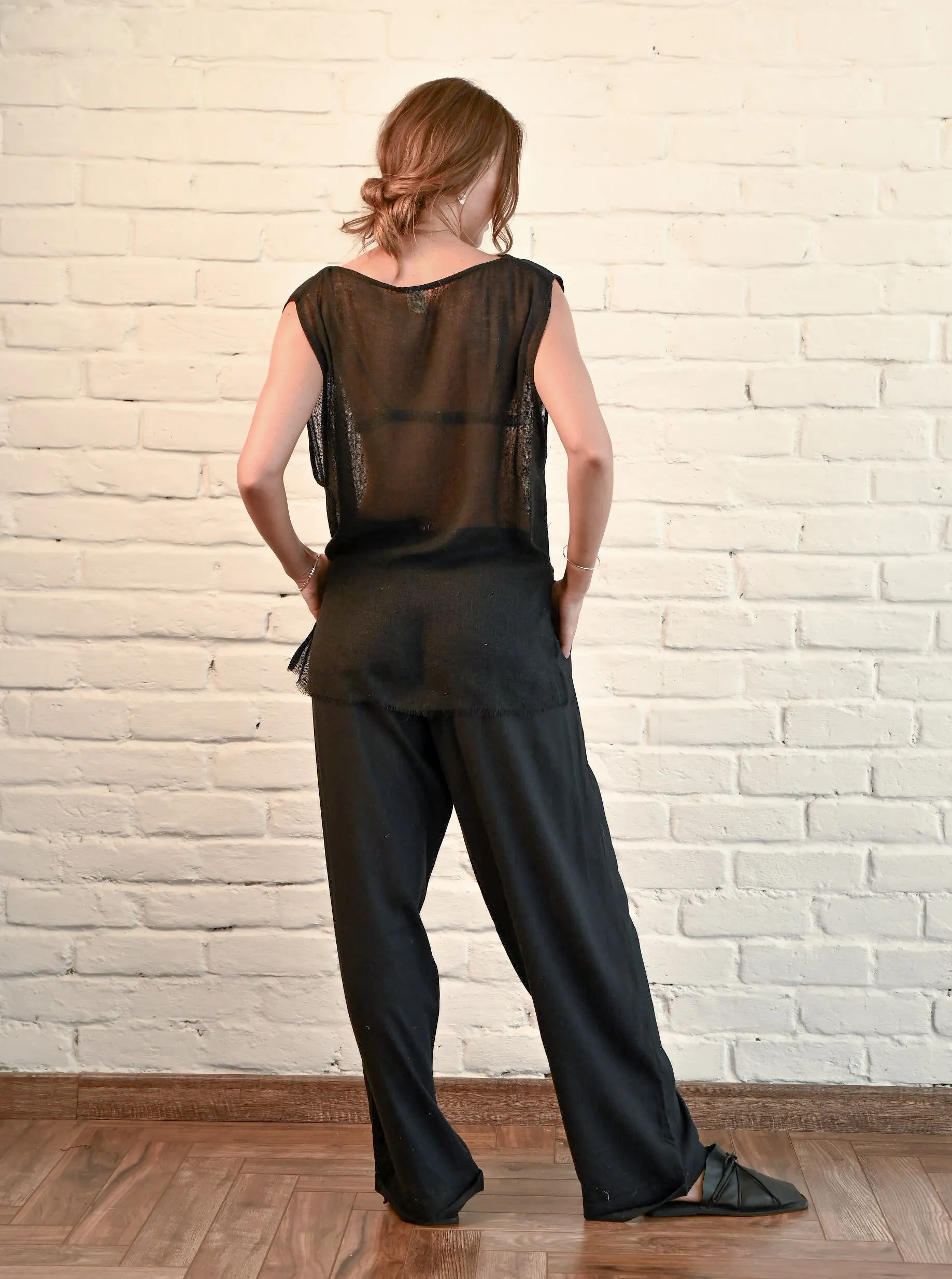 Sandal Top | Noir