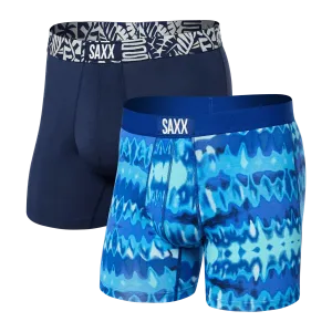 Saxx Vibe Boxers - Optik Tie Dye / Navy Tile (2 Pack)