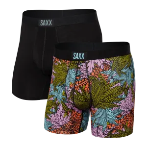 Saxx Vibe Boxers - Sub Tropic / Black (2 Pack)