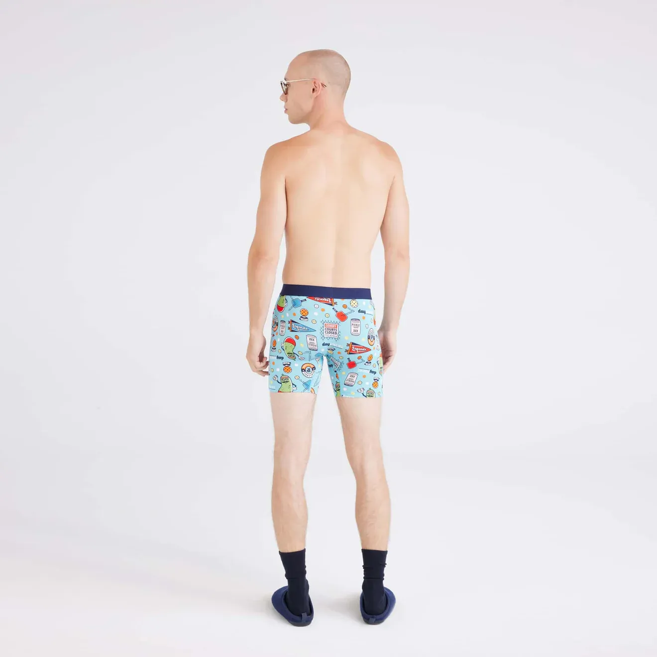Saxx Vibe XTRA Underwear -  Pickleball Legends-Aqua