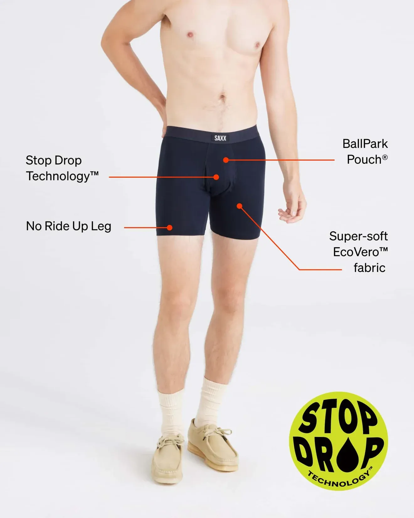 Saxx Vibe XTRA Underwear -  Pickleball Legends-Aqua