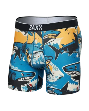 Saxx Volt Underwear -Shark Street-Blue