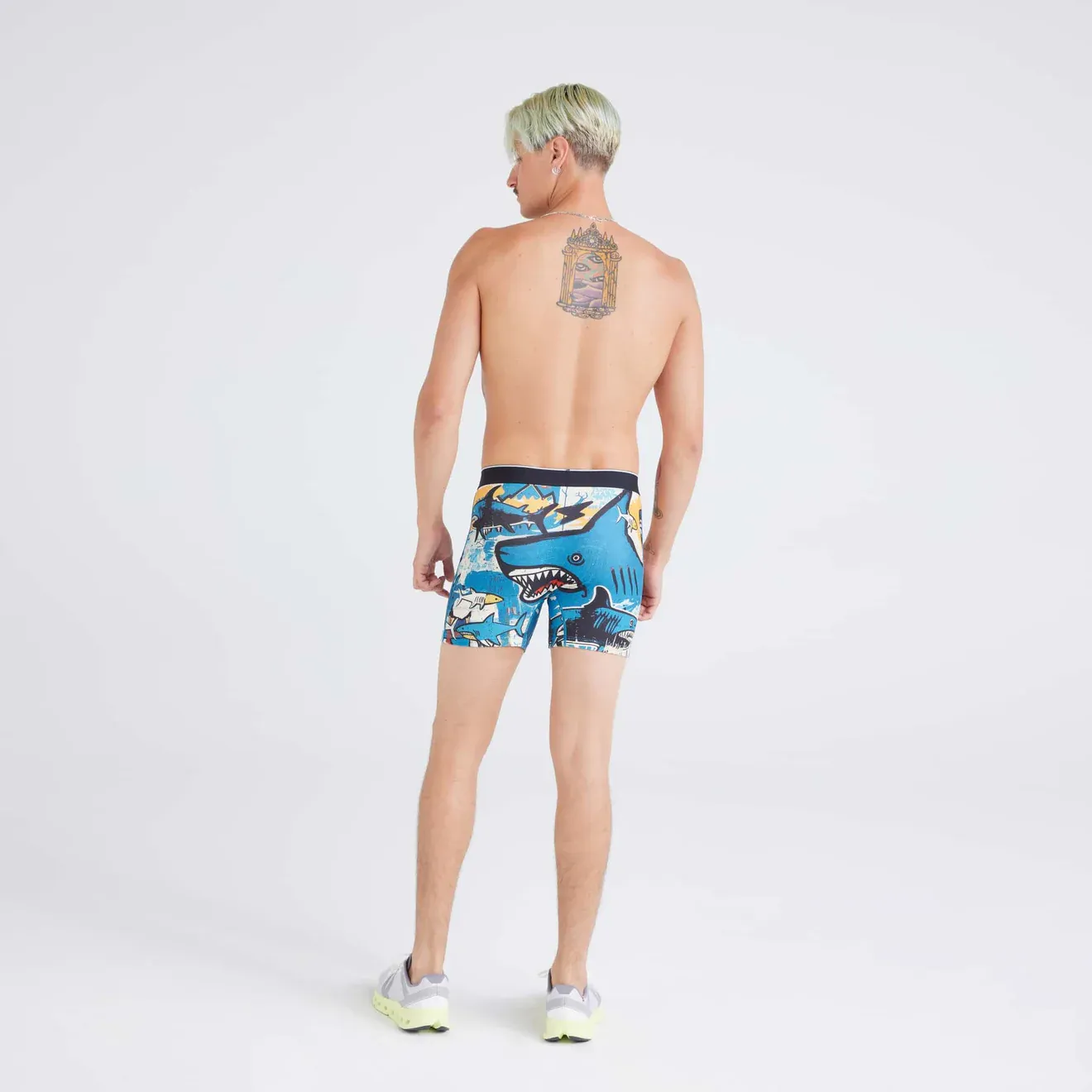 Saxx Volt Underwear -Shark Street-Blue