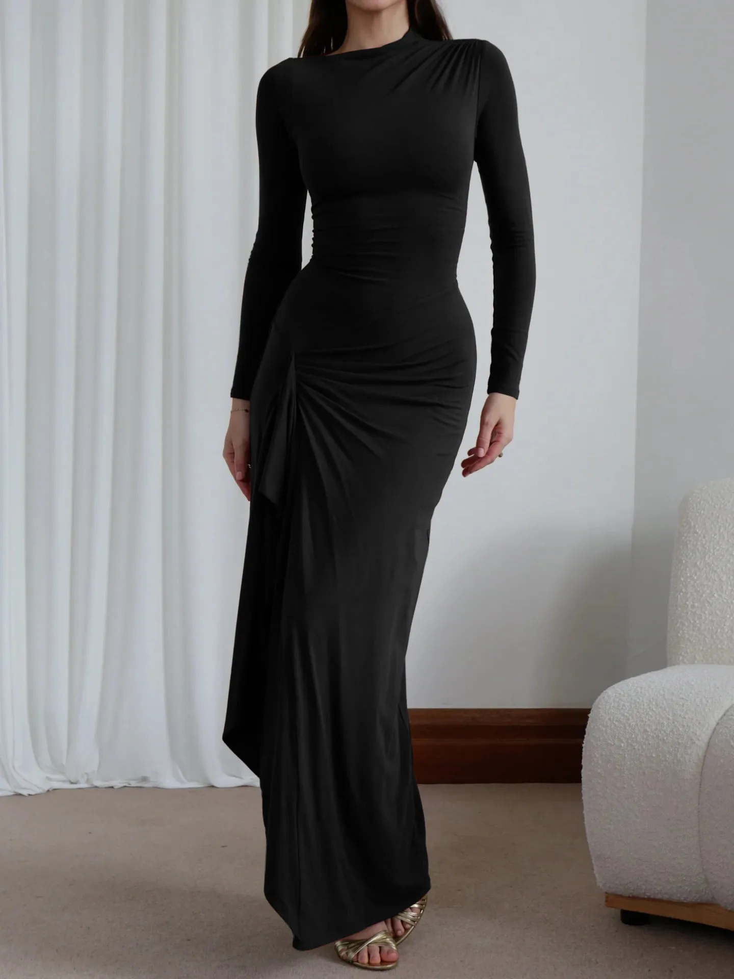 Serena – Elegant Women’s Wrap Maxi Dress