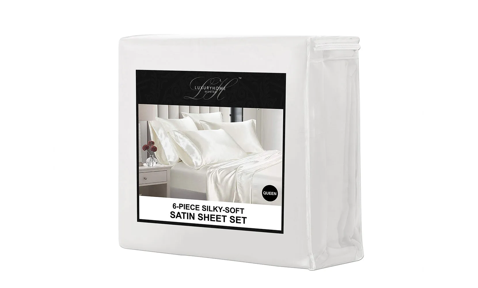 Silky-Soft Satin Sheet Set (4-Piece)