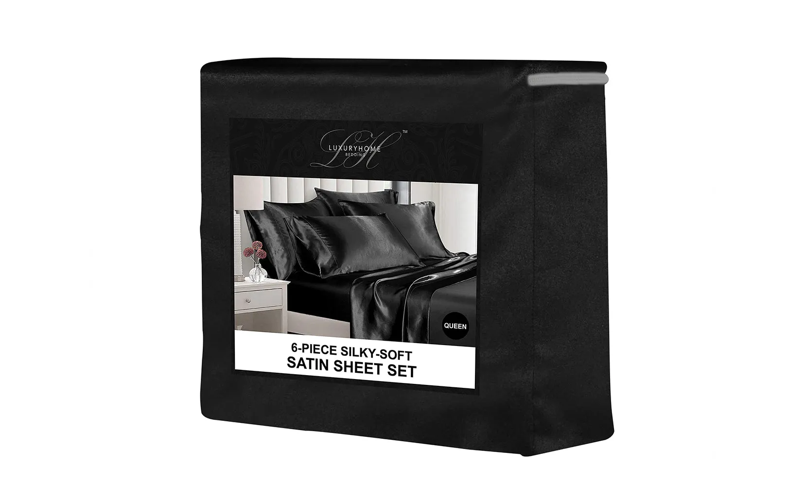 Silky-Soft Satin Sheet Set (4-Piece)