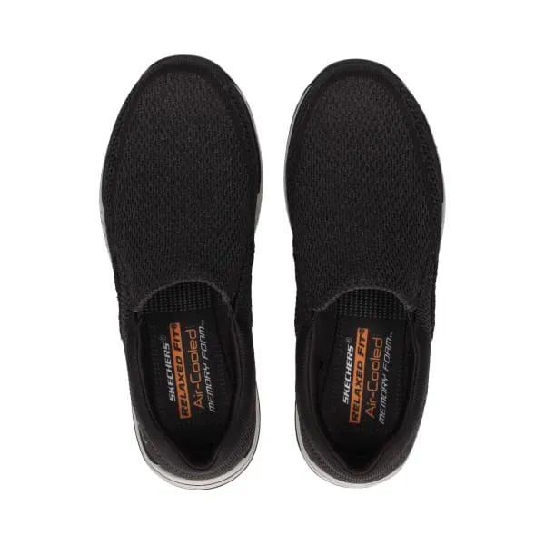 Skechers Men's Relaxed Fit Athletic Shoes BLACK