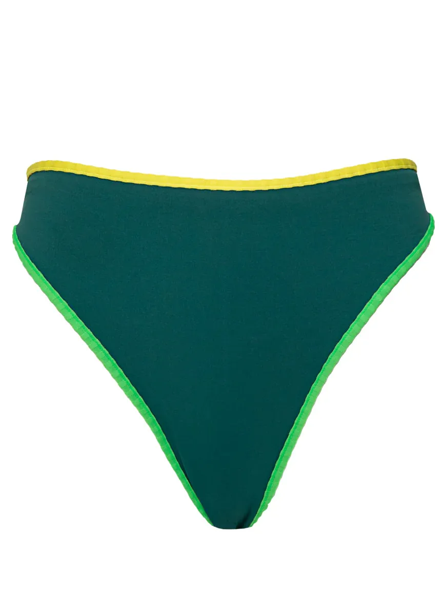 Striped Mule Elite High Rise Classic Bikini Bottom