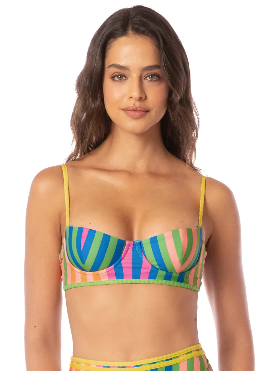 Striped Mule Violeta Unmolded Underwire Bikini Top