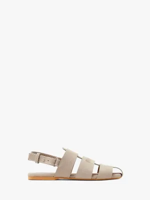 SUEDE FISHERMAN SANDALS