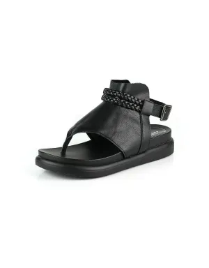 Summer Flat Thong Retro Flat Sandals Slingback